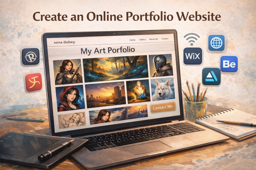 online art portfolio