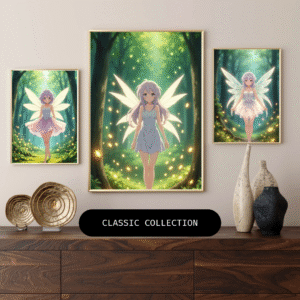 🧚‍♀️ Fairy Digital Art Download – Printable Fantasy Wall Decor
