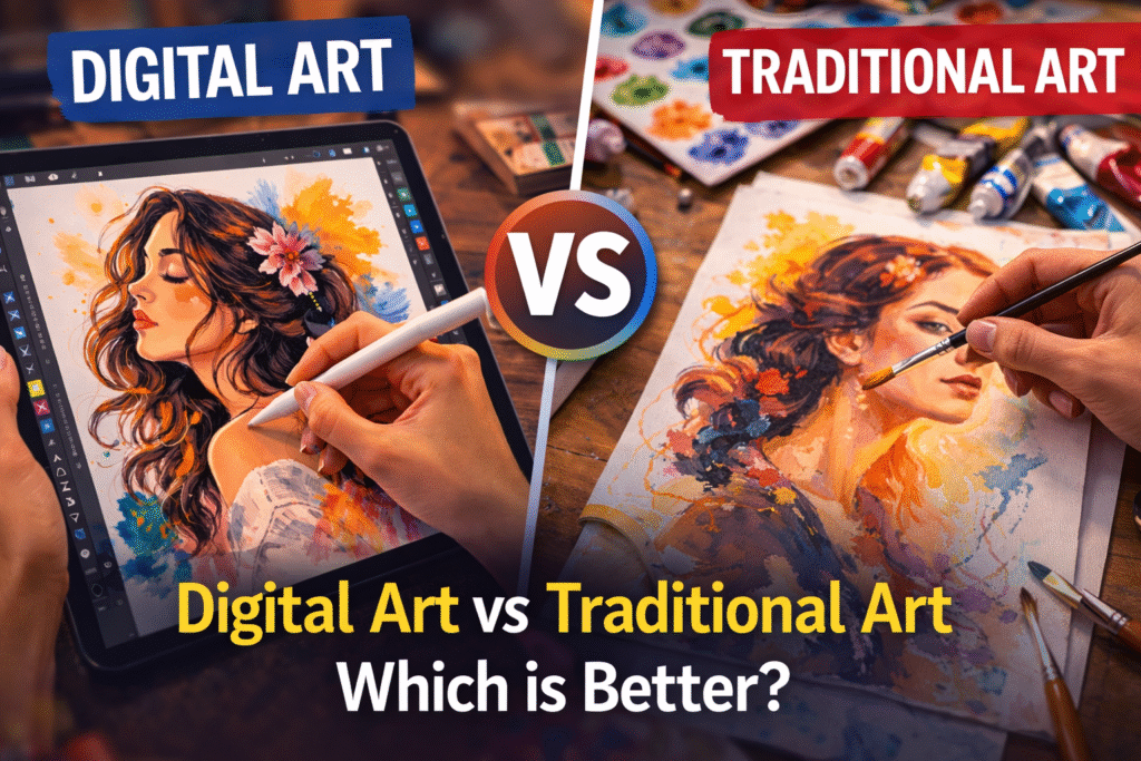 Digital Art vs Traditional Art